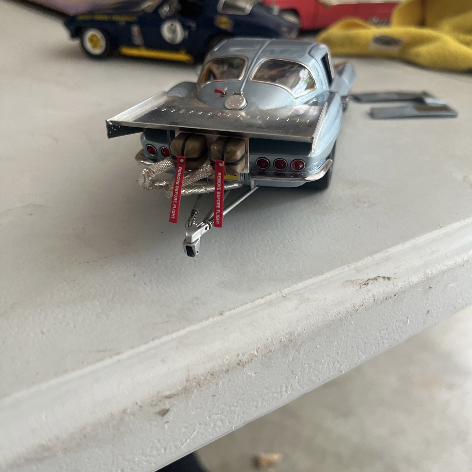 Danbury Mint Corvette 1963 corvette Pro Mod 1:24 Silver Diecast Car
