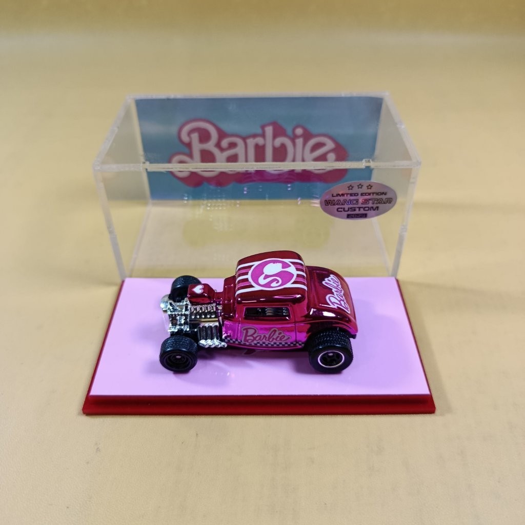 Hot Wheels ’32 FORD METAL/METAL Pink CHROME BARBIE (WANGSTAR CUSTOM) REAL RIDERS