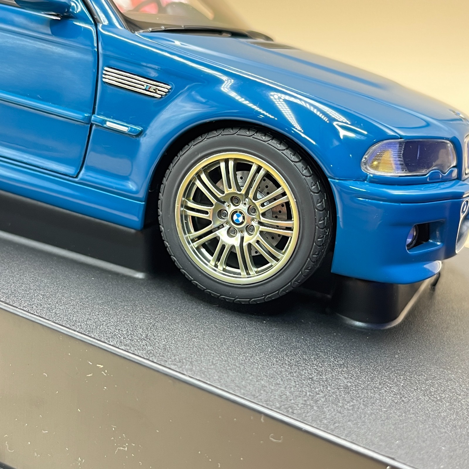AUTOart 1/18 BMW M3 Coupe 2001 Laguna Seca Blue 70544 old diecast model