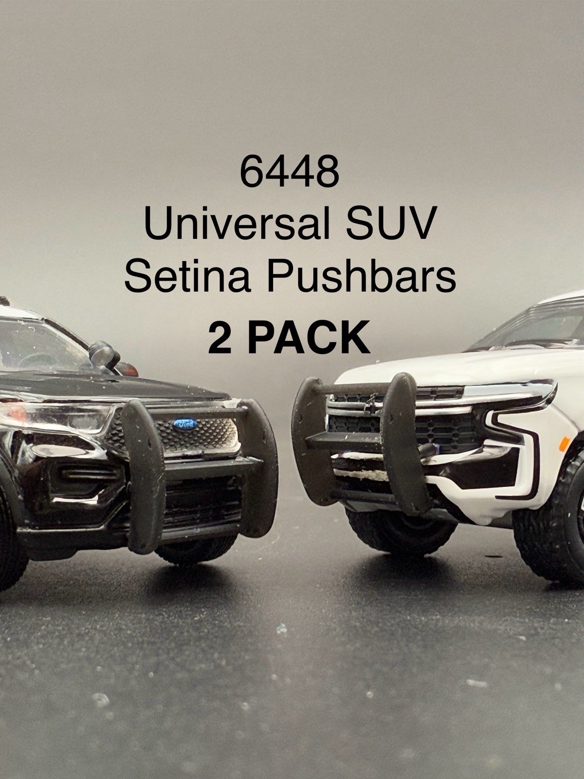 2 PACK 1/64 SUV Setina Push Bumper Pushbar Police Tahoe Explorer Durango