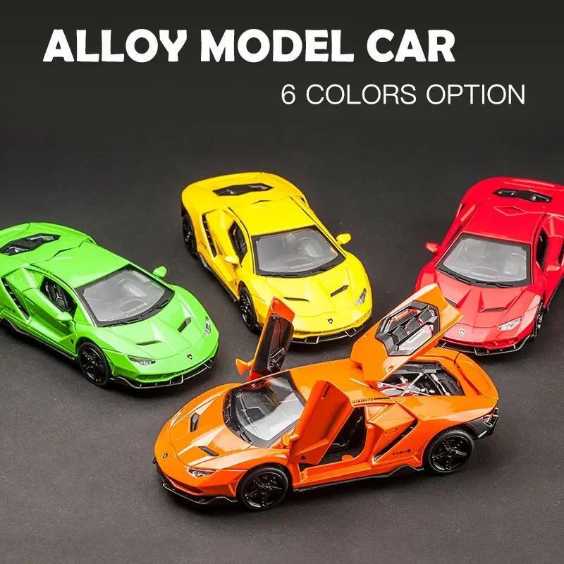 1:32 Lamborghini LP770 Diecast Toy Car – Alloy Model with Sound & Light Effect