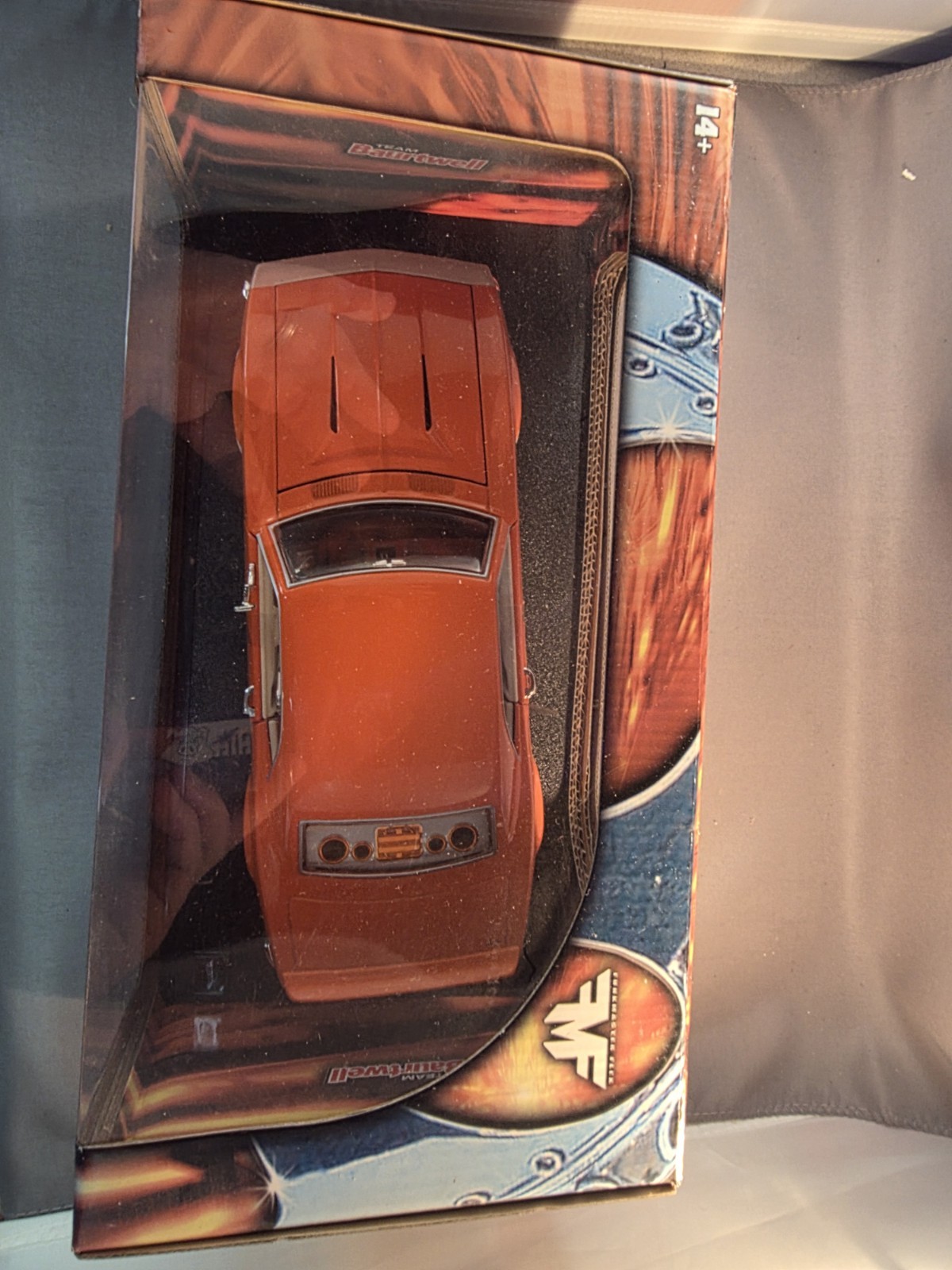 1:18 HOT WHEELS TEAM BAURTWELL WHIPS 68 CAMARO ORANGE & WHITE Chevrolet 2004 67