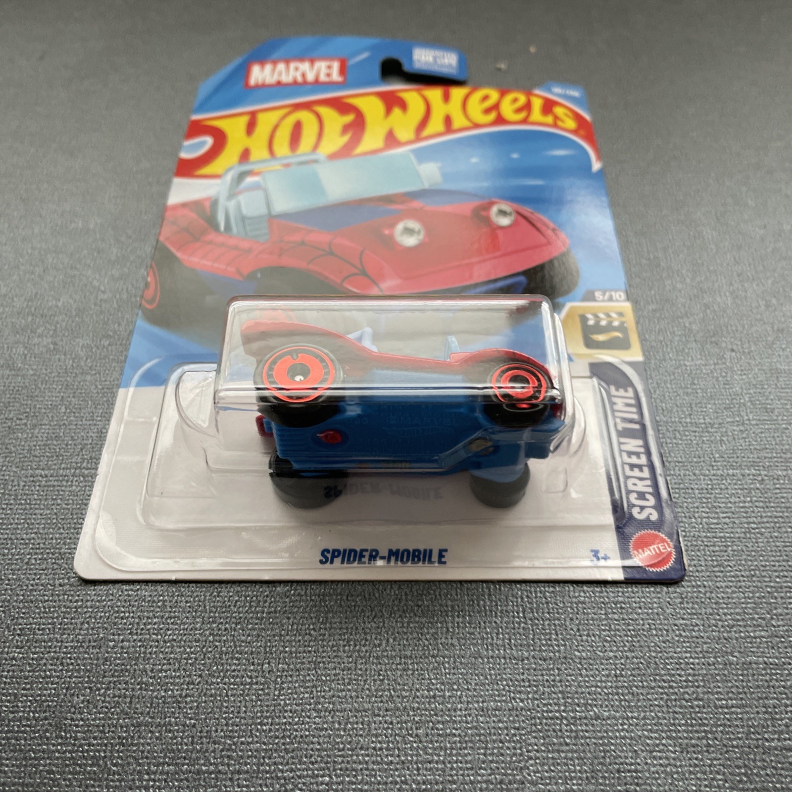 Hot Wheels – SPIDER-MOBILE – #195/250 – Screen Time 5/10 – L Case – Marvel