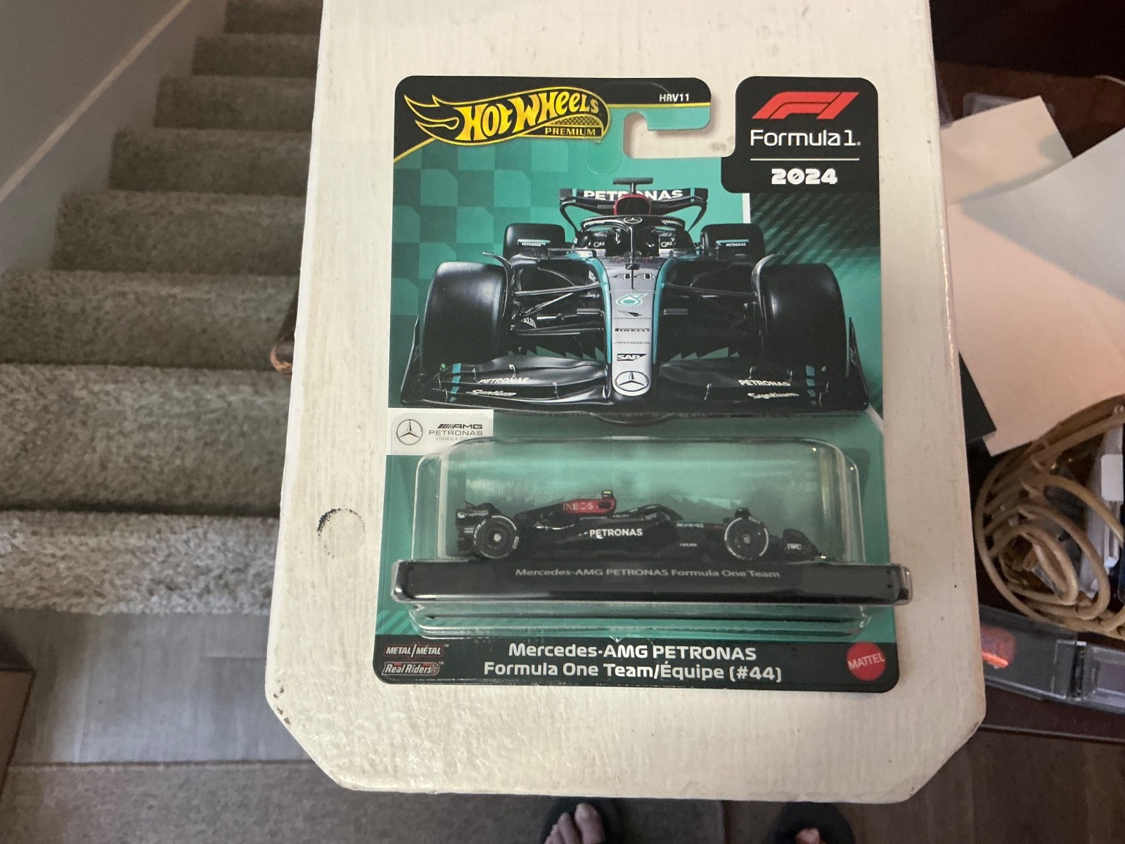 Hot Wheels Premium Mercedes AMG Petronas F1 Team #44 Lewis Hamilton 1:64 diecast
