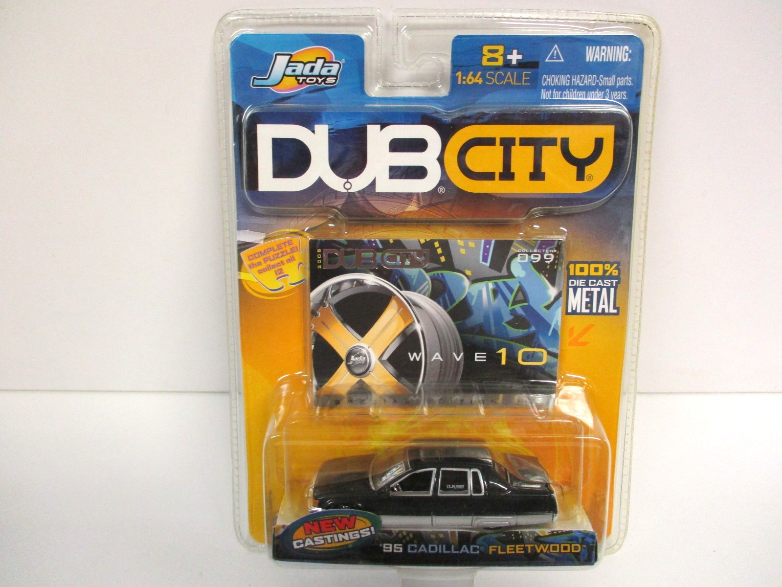JADA – DUB CITY OLD SKOOL – 1995 CADILLAC FLEETWOOD BROUGHAM LOWRIDER – 1/64