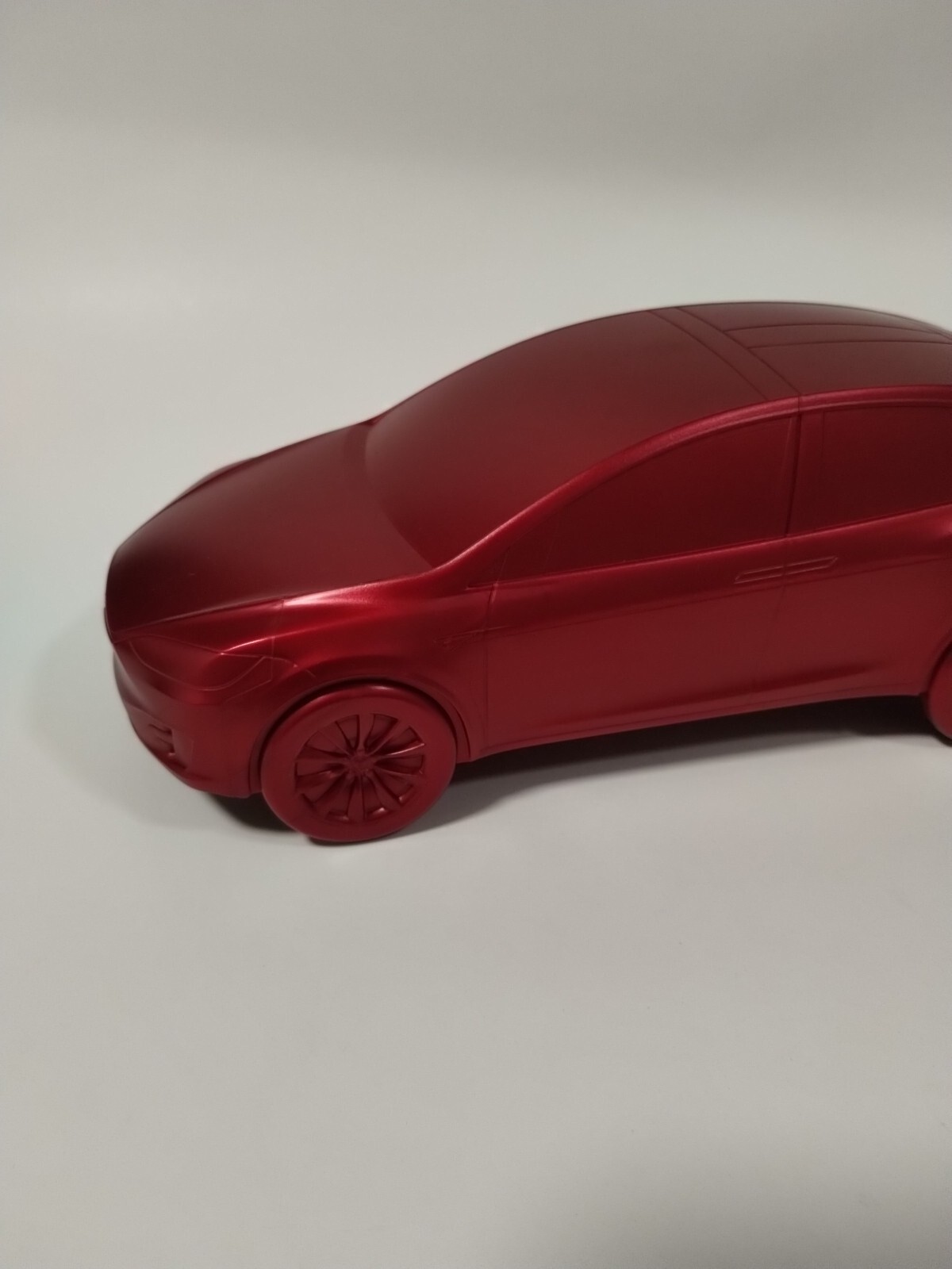 Tesla Model X Plastic Injection Molded Model Elon Musk Gigafactory Red Rare