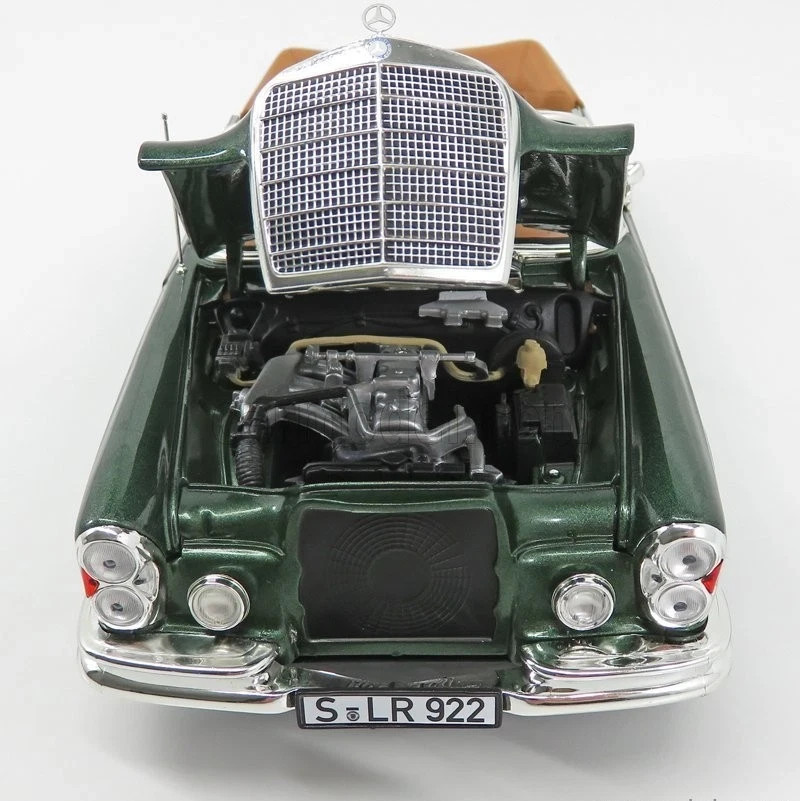 NOREV 1969 MERCEDES BENZ 280SE CABRIO Green W/Removable Top 1:18*Last One!!