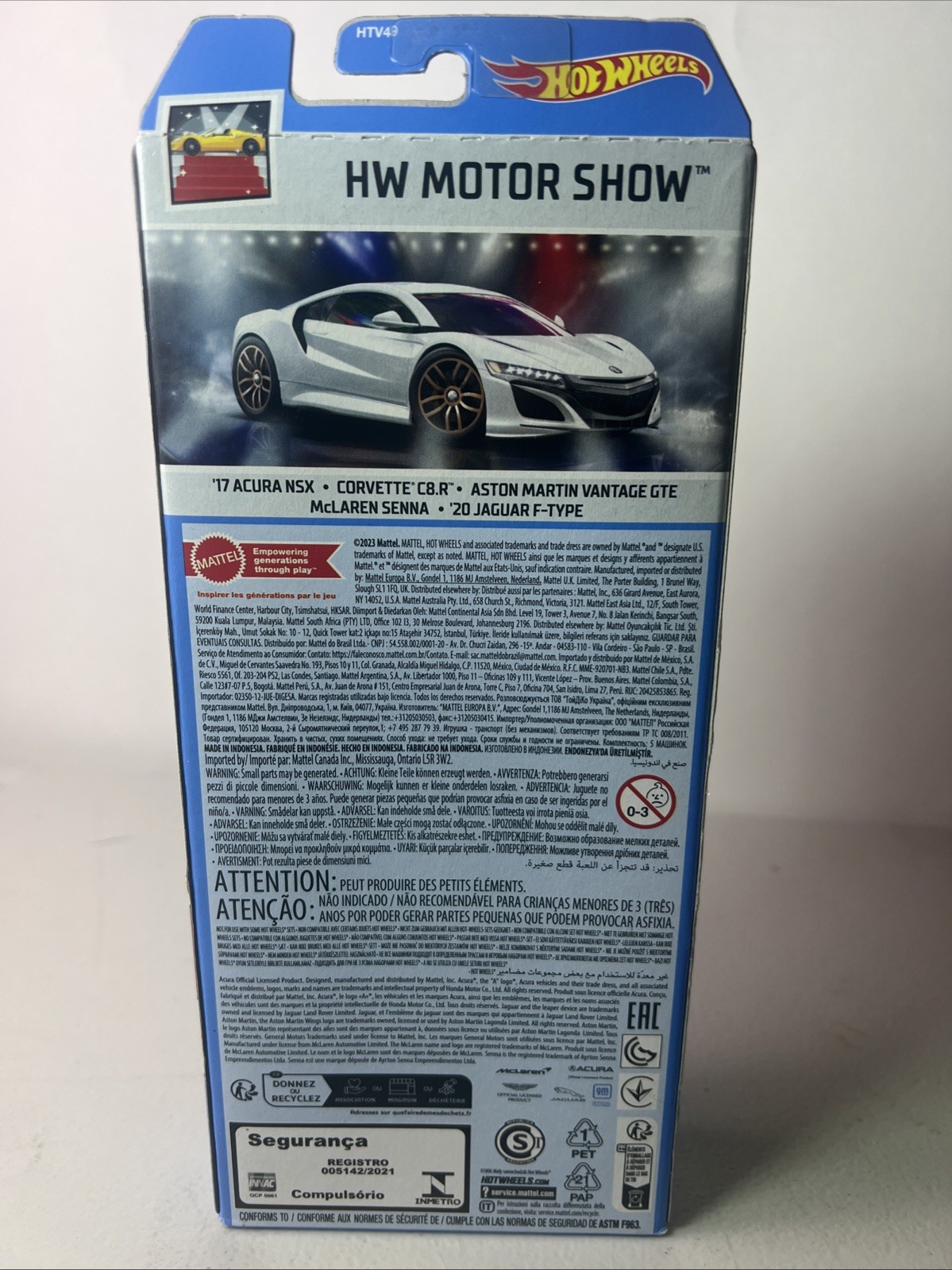 Mattel Hot Wheels ~ 2024 HW Motor Show 5-Pack