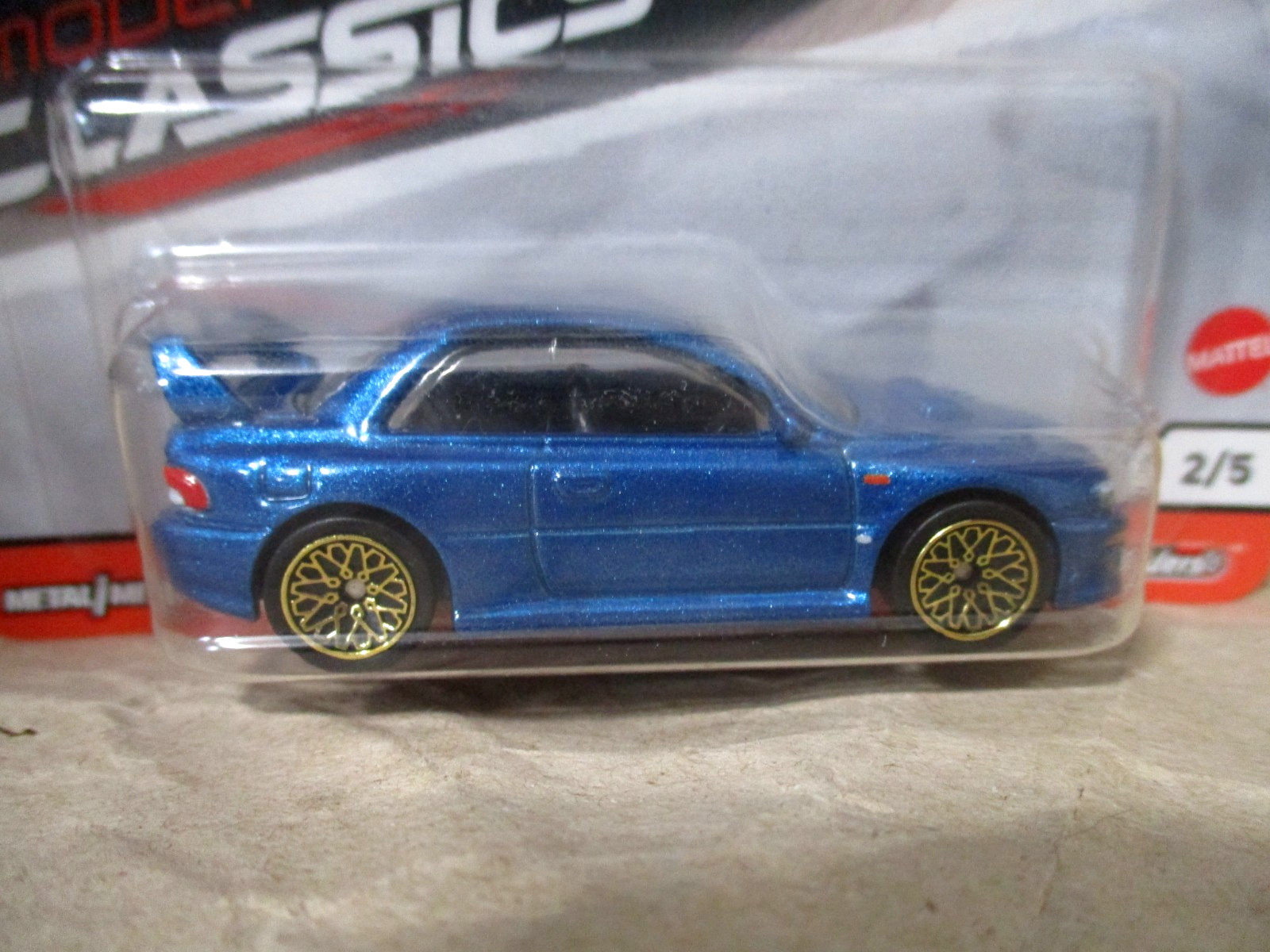 Hot Wheels Modern Classics 98′ Subaru Impreza 22B STi 1:64 Diecast Rubber Tires