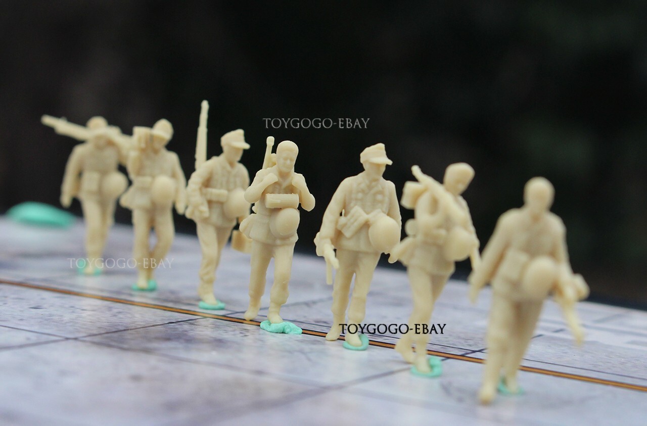1:72 WW2 Barbarossa WAR 1/72 TANK 7pcs Germany Soldiers toy TotalWar diorama