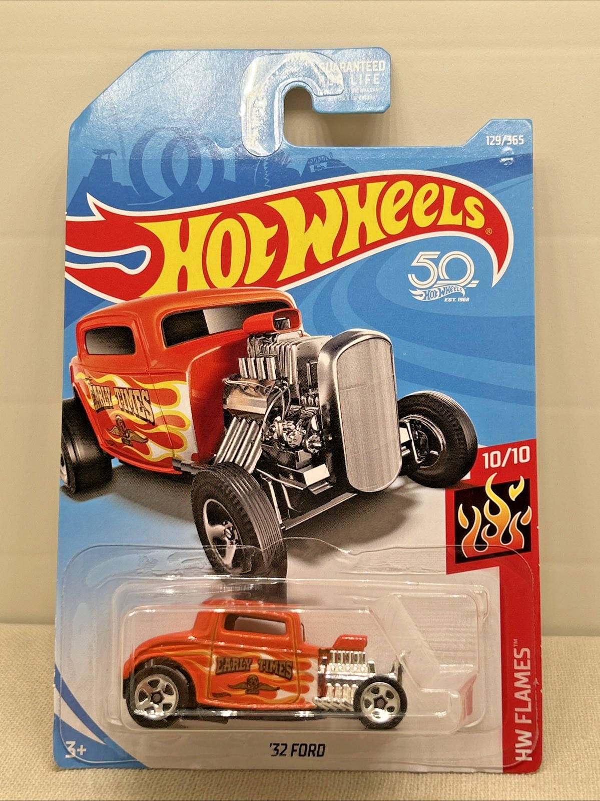 Hot Wheels Vintage 2017 Retro 32′ Ford Hot Rod Car HW Flames NOS New Sealed