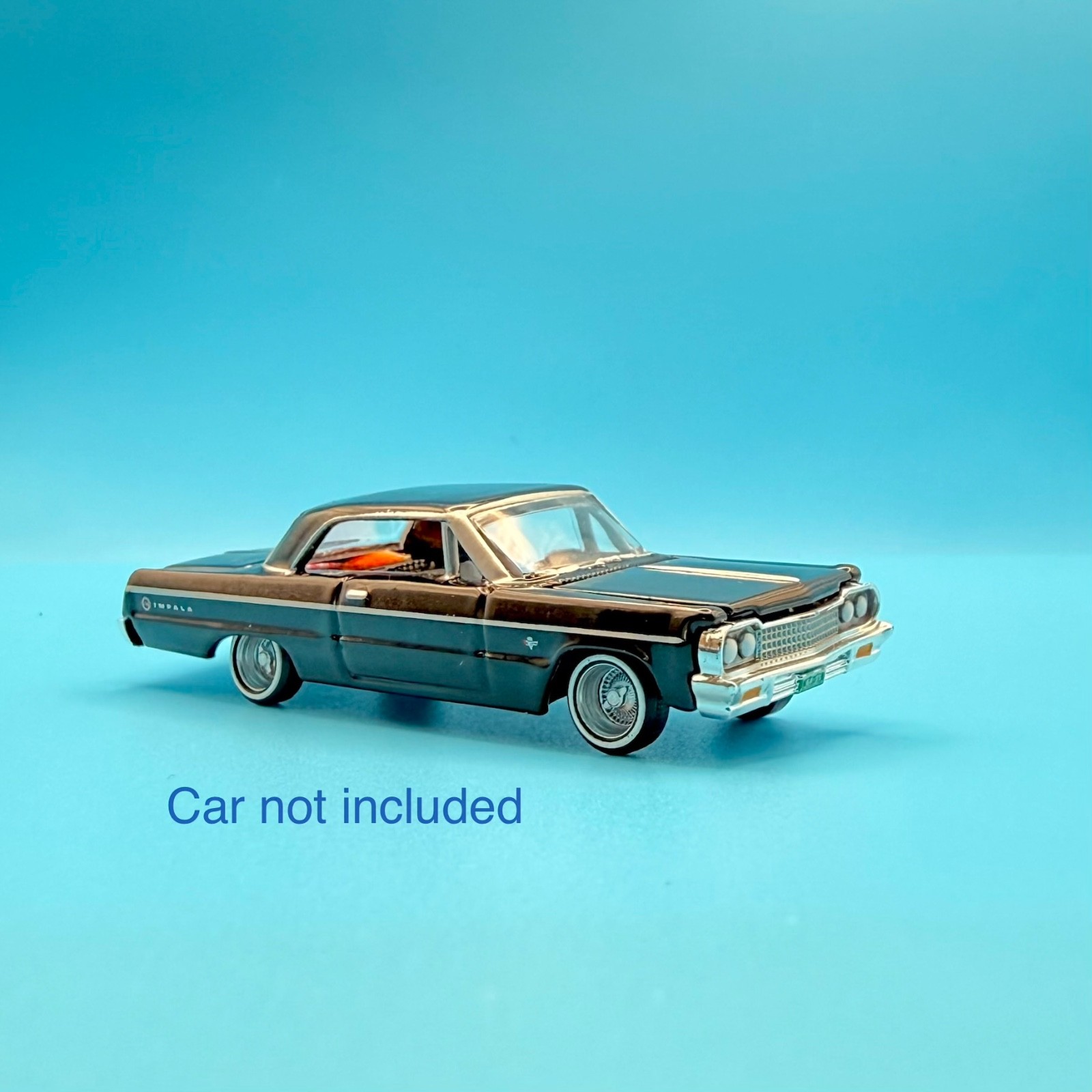 1:64 9.8mm Deep Dish Daytons With 2 Prong Knockoffs Lowrider Wheels