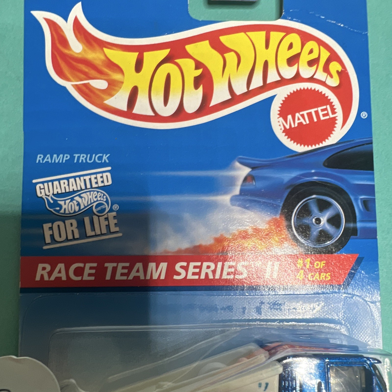 Hot Wheels Race Team Series II Ramp Truck 1:64 Diecast 1996 Blue/White Unopened