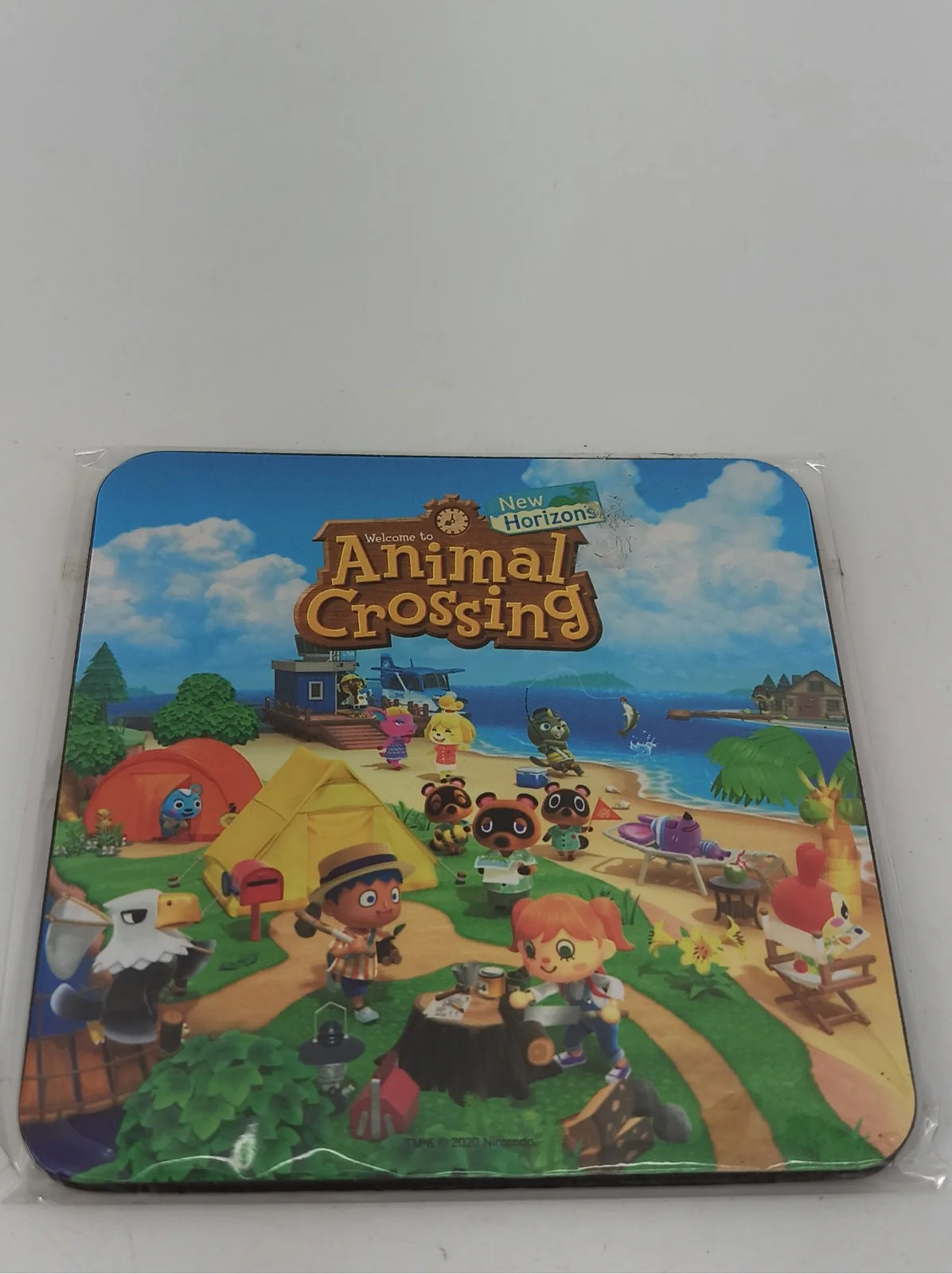 Animal Crossing Horizons Nintendo Switch Coaster Tom Nook Official Apparel