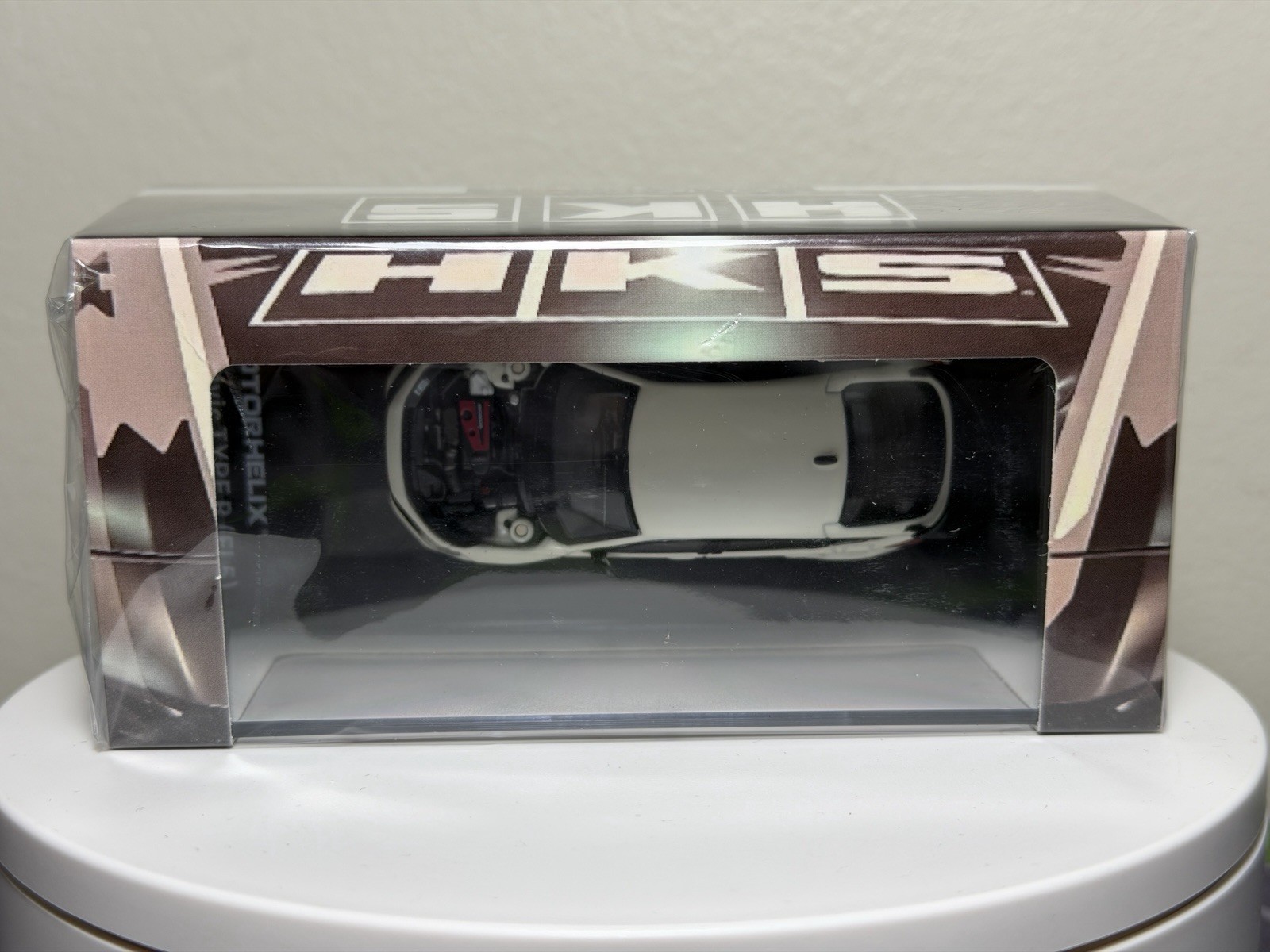 Motorhelix 1:64 Honda Civic TYPE R FL5 HKS Livery Championship White Diecast NEW