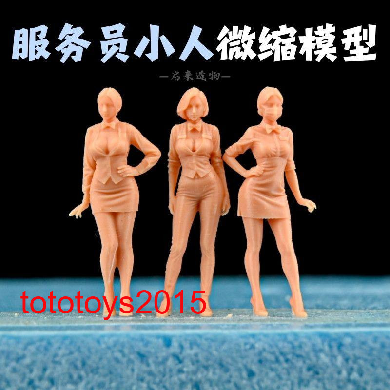 1/72 1/87 1/64 1/43 1/35 1/32 1/24 Female waitress Scene Miniatures Figures Doll