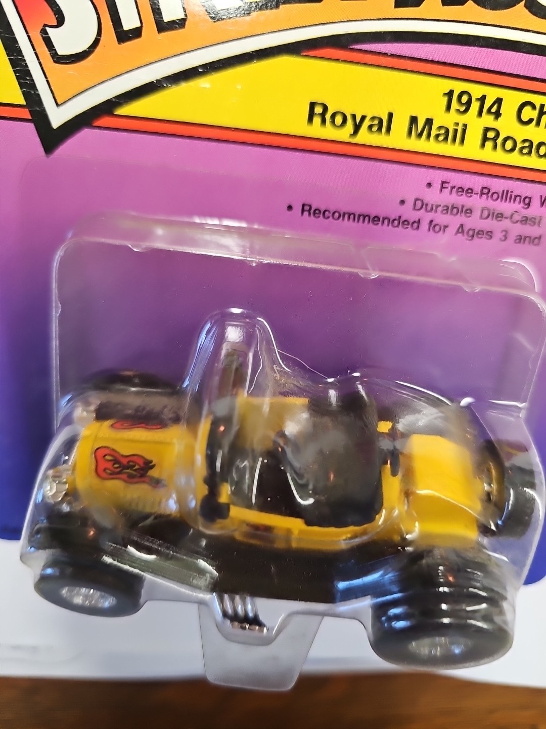 Ertl Hot Roddin’ 1914 Chevy Royal Mail Roadster, Yellow, 3 inches, 20f