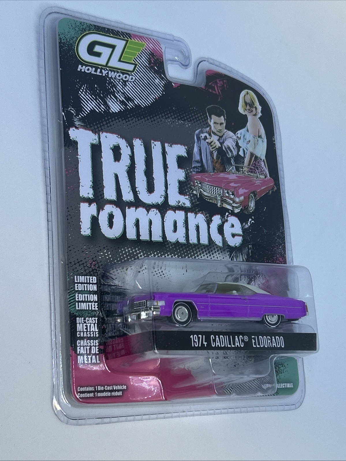 🔥Green Light 1:64 2025 GL Hollywood Series True Romance 1974 Cadillac ElDorado
