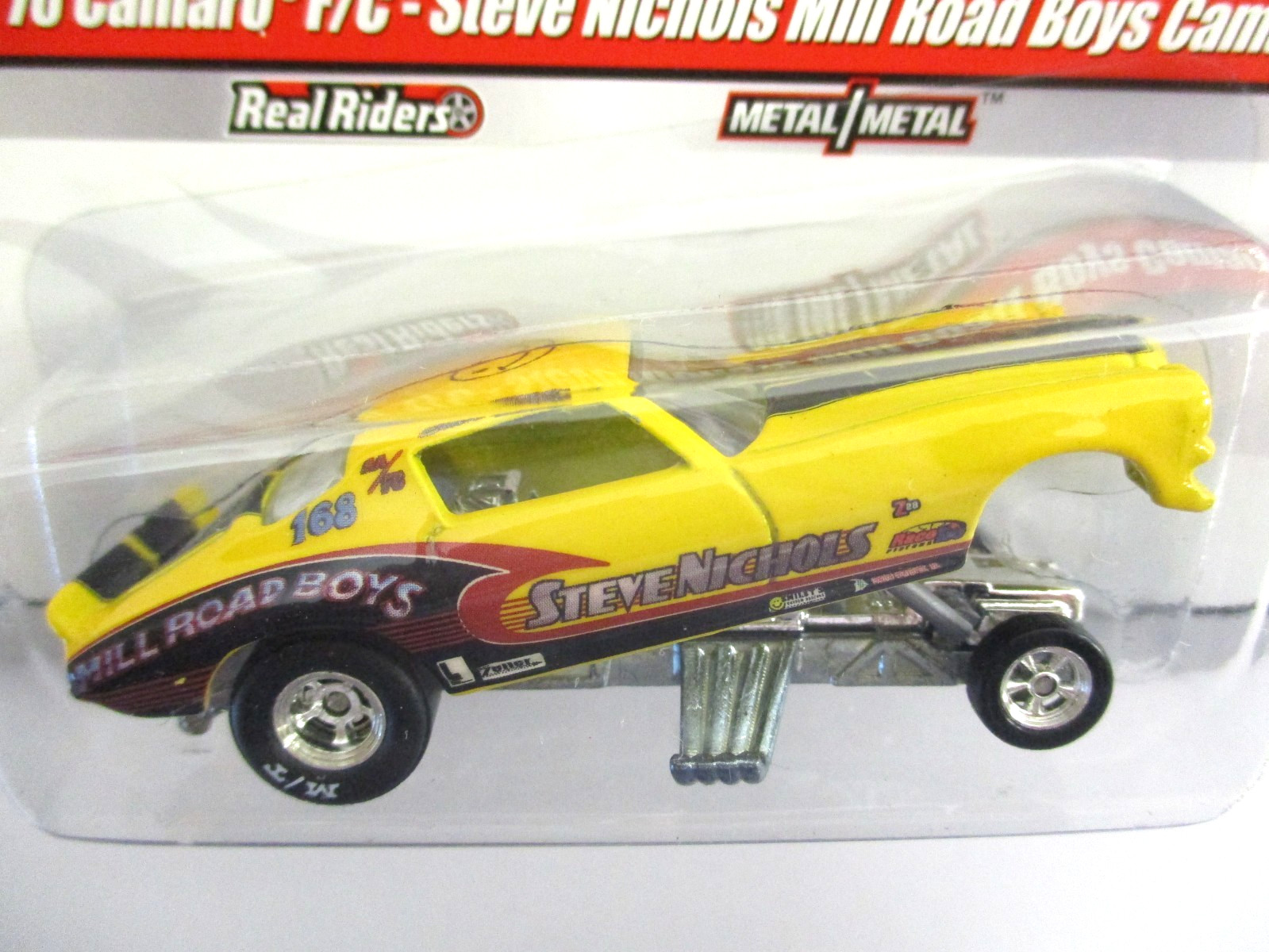 HOT WHEELS – DRAG STRIP DEMONS MILL ROAD BOYS 1970 CHEVROLET CAMARO FUNNY CAR
