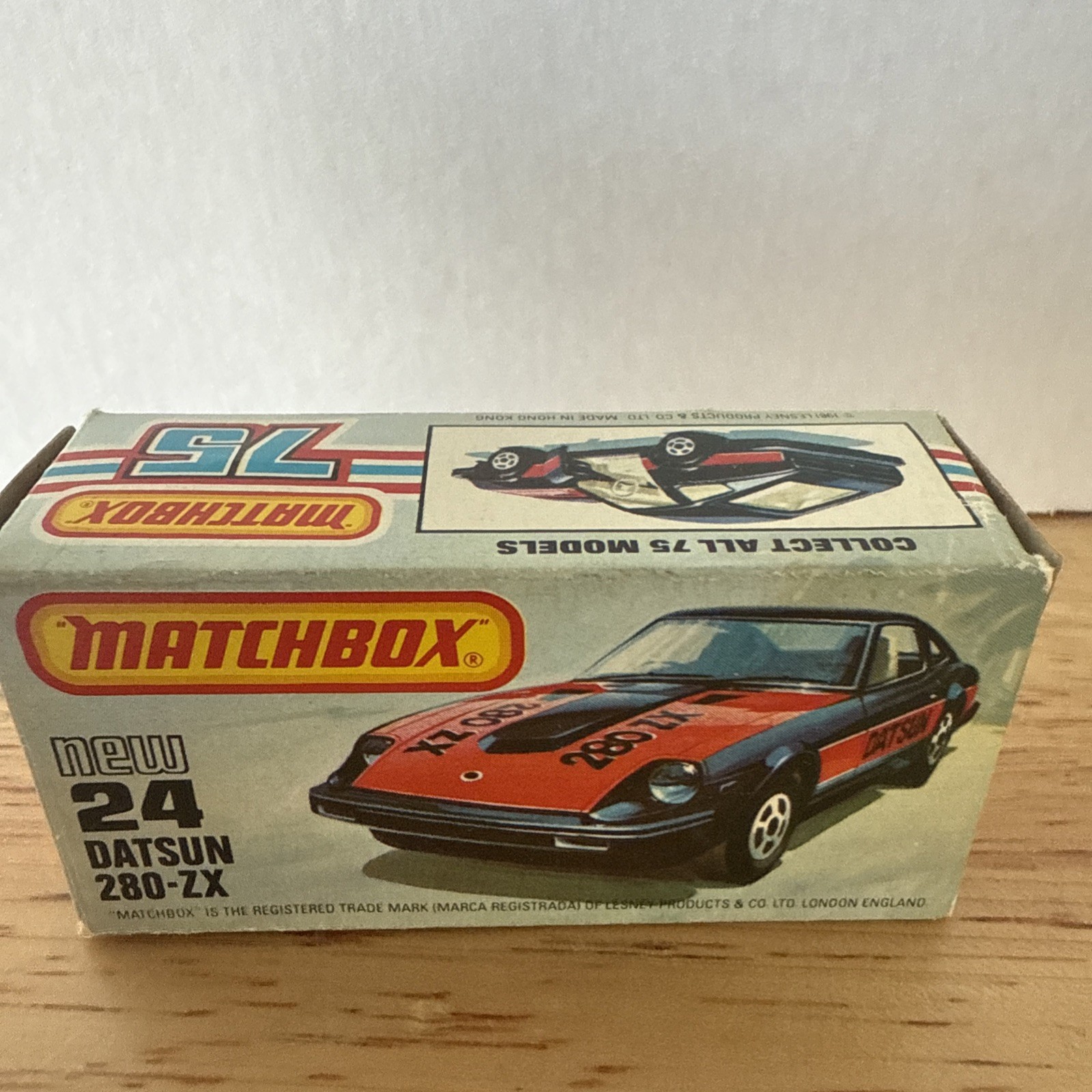 Vintage Matchbox Lesney Superfast Datsun 280ZX w Original Box No 24 Diecast