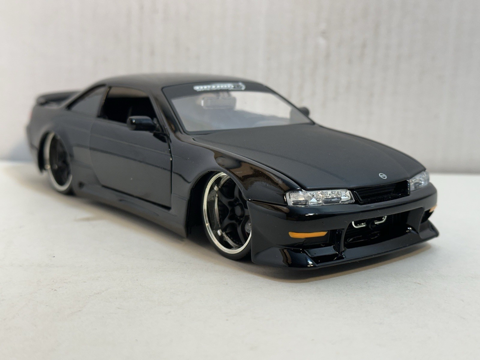 JADA OPTION D 1998 NISSAN 240SX (S-14) BLACK 1:24 DIECAST MODEL CAR NEW NO BOX