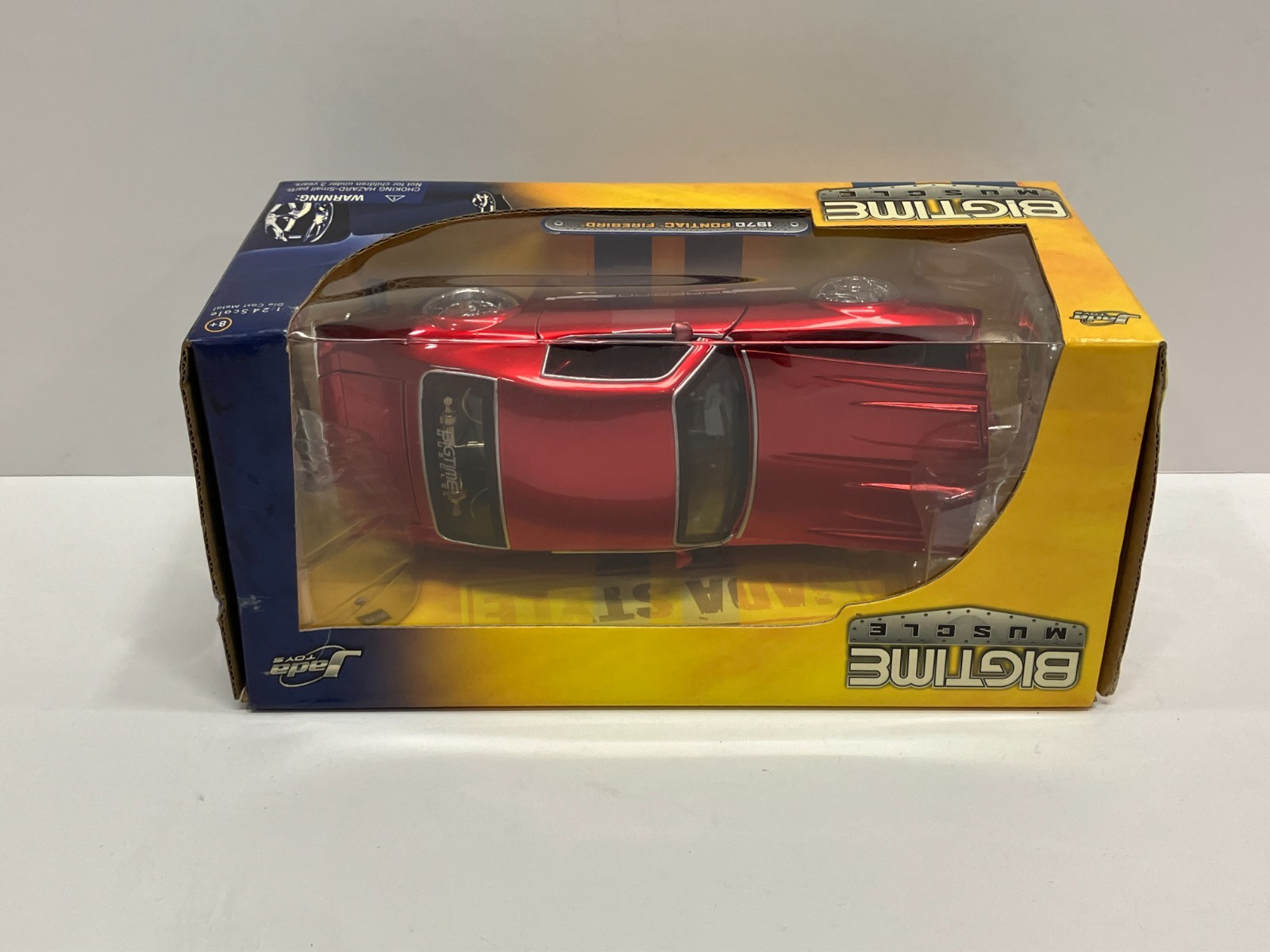 2006 Jada Toys BIGTIME MUSCLE 1970 PONTIAC FIREBIRD (Red Metallic) 1:24 diecast