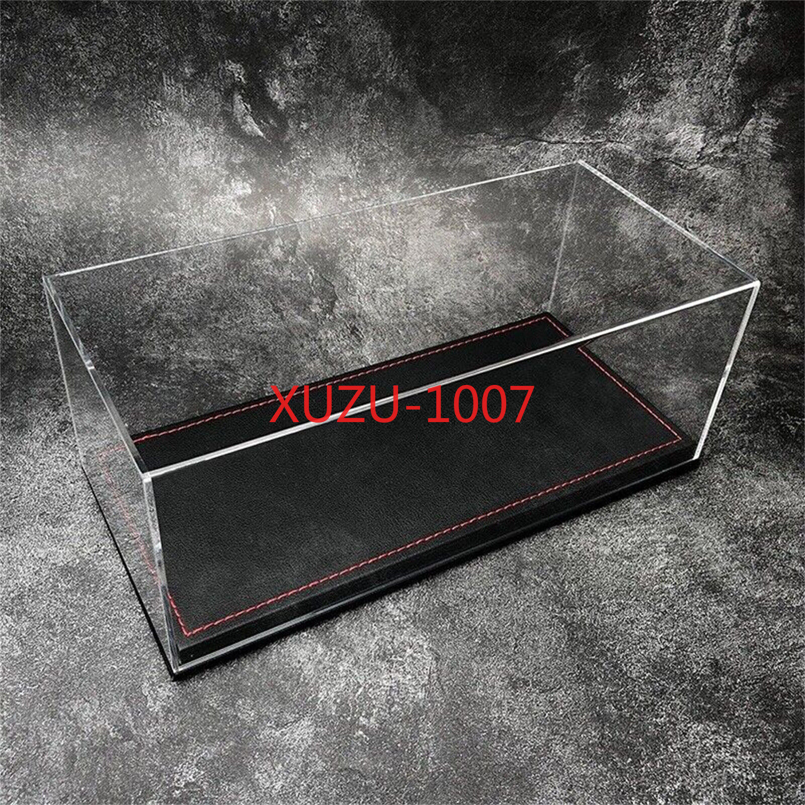 Diorama Acrylic Display Case Show Case With PU Leather Base For 1/18 Car Model