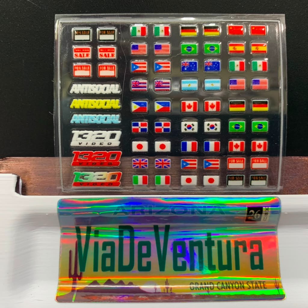 Window Details 1/64 UNIVERSAL STICKER FOR HOT WHEELS Diecast