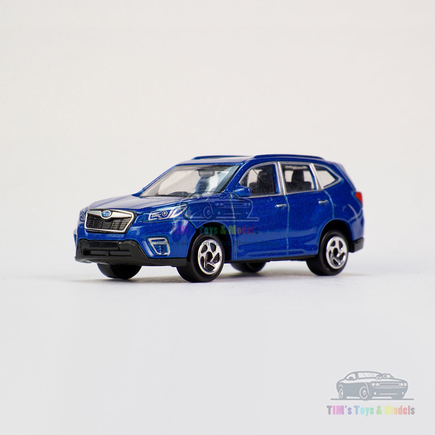 1/64 Subaru Forester Model Car Alloy Diecast Toy Vehicle Collection Gift Blue