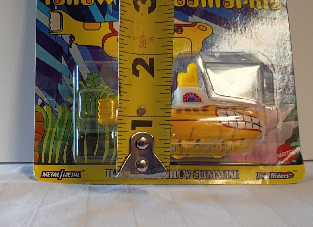 The Beatles Yellow Submarine Collectible Mattel Hot Wheels Car Premium New POP