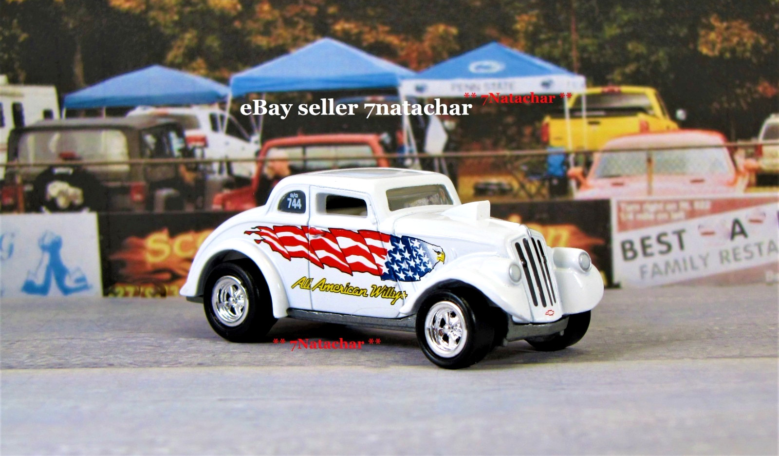 1933 Willys Coupe Gasser Nostalgia Drag Racing Model NHRA I