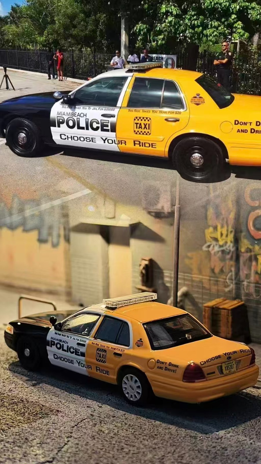 Rollin 1:64 Anti-Drunk Driving Campaign Livery”Choose Your Ride”Florida Miami PD