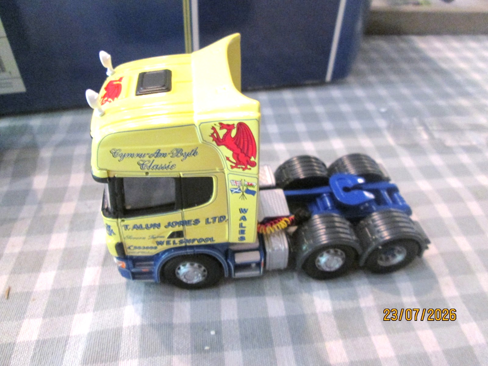 Corgi CC12913 1:50- Scania Topline Curtainside -T Alun Jones Ltd – Boxed