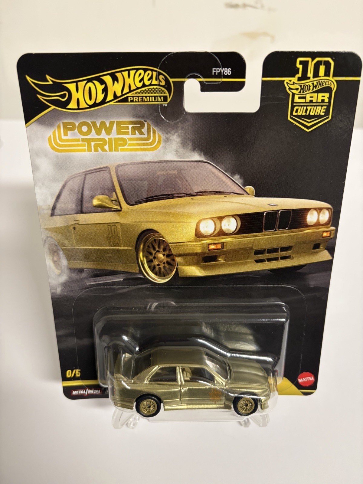 2026 Hot Wheels Premium Car Culture Power Trip Set of 6 with 0/5 Gold BMW Chase