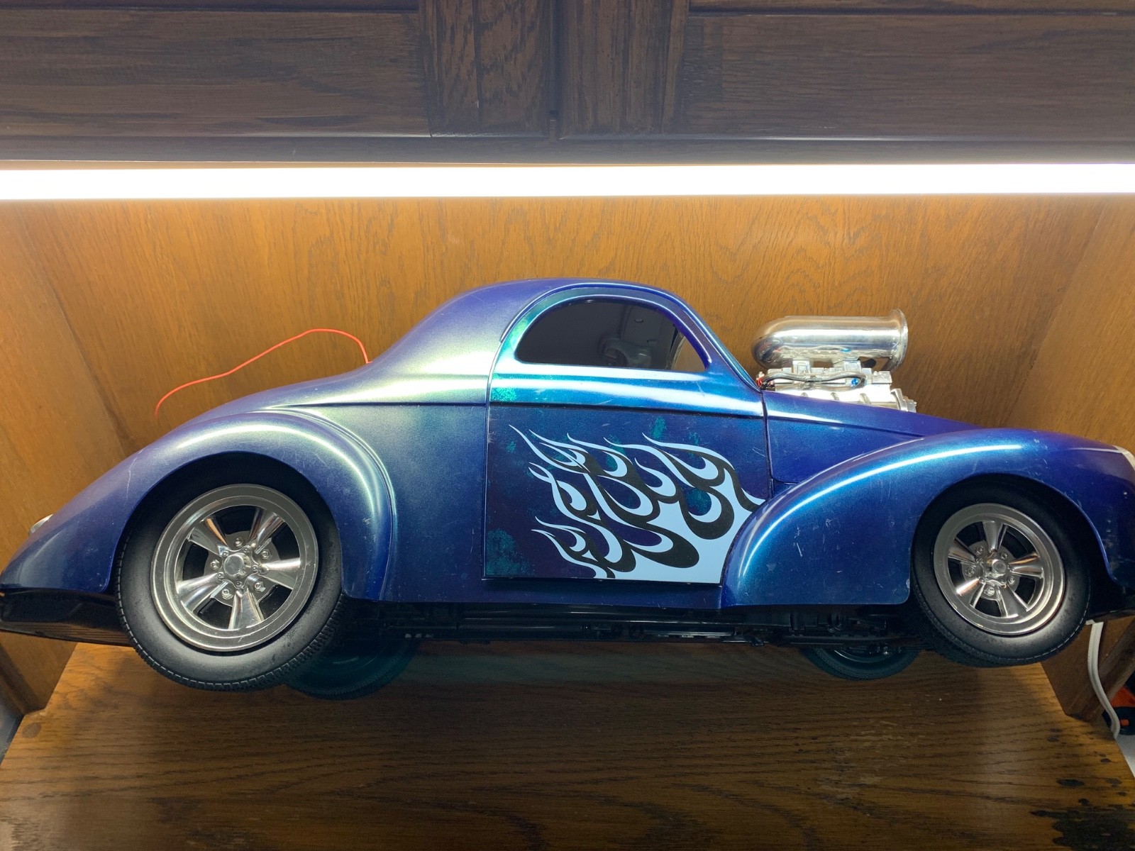 1941 Willys Coupe 1/6 R/C Fast Lane Eztec Scientific Toys (New Battery) Blue