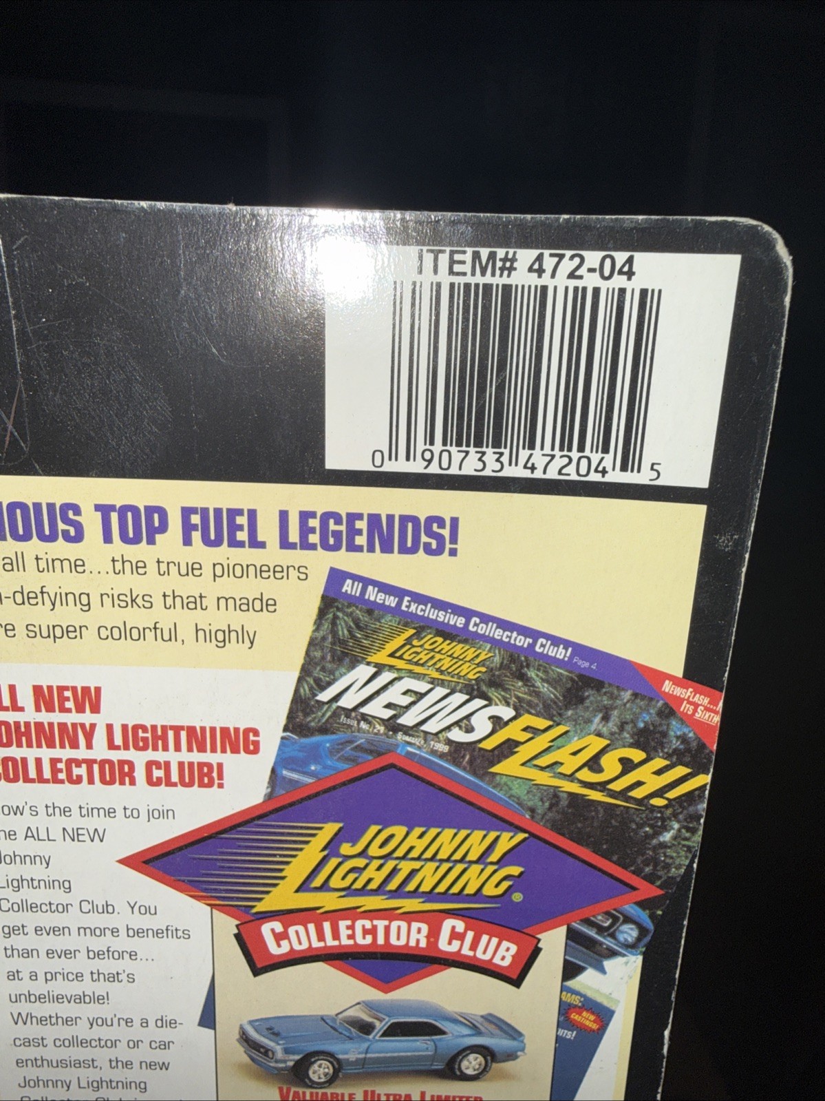 Johnny Lightning Jerry Ruth Racing NHRA Top Fuel Legends Dragster Diecast New