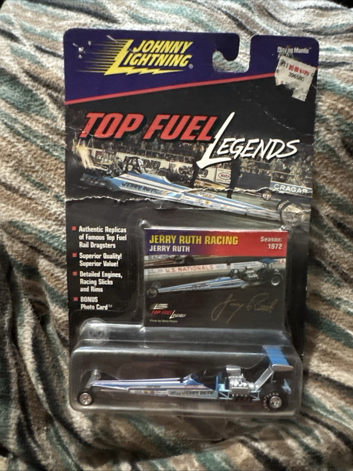 Johnny Lightning Jerry Ruth Racing NHRA Top Fuel Legends Dragster Diecast New