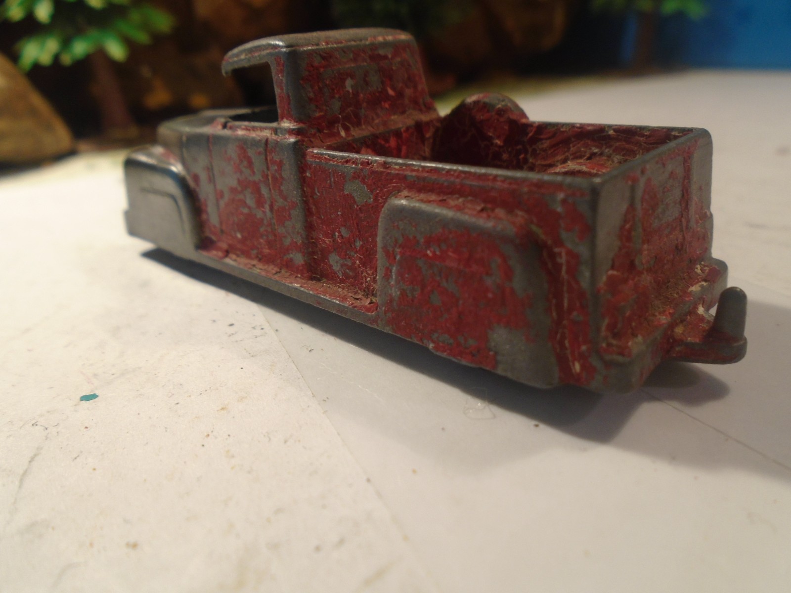 MIDGETOY VINTAGE 1/64 SCALE DIECAST PICKUP TRUCK , PARTS OR RESTORE 1-185-1