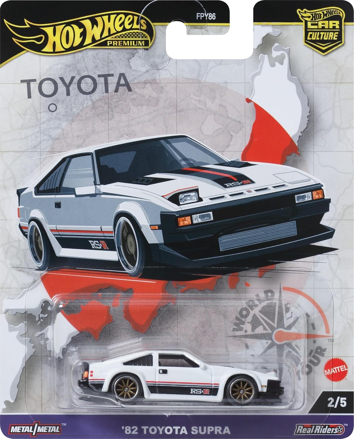 Hot Wheels Premium Car Culture World Tour 2/5 – ’82 Toyota Supra Car