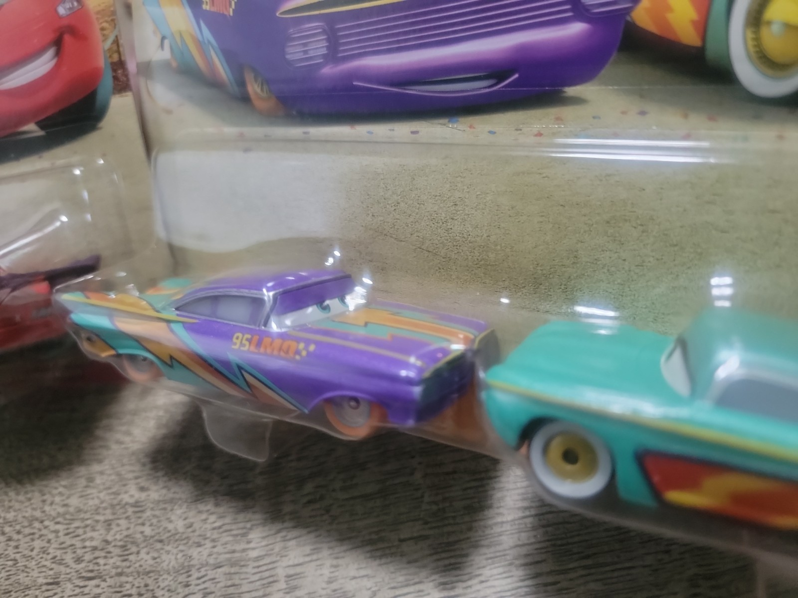 Disney Pixar Cars Mater LMQ Ramon & Flo Race To Celebrate Edition