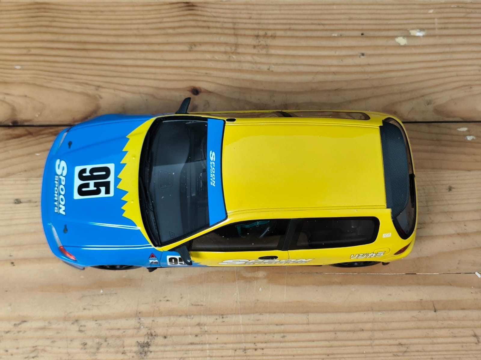 Otto Mobile 1/18 Scale Honda Civic (EG6) Spoon (Blue / Yellow)