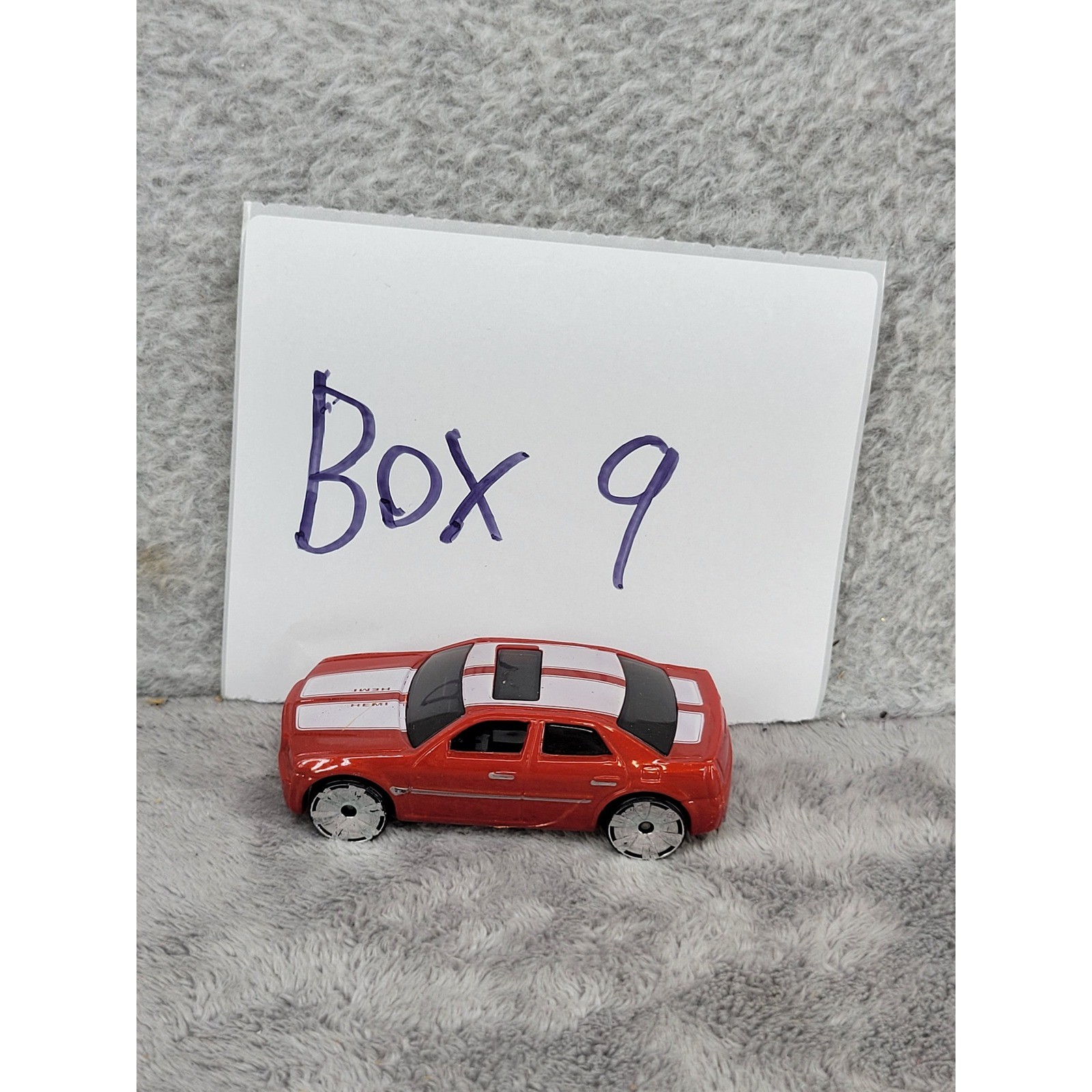 Hot Wheels 2005 First Editions Chrysler 300C Hemi Red White Stripes 1:64 Diecast
