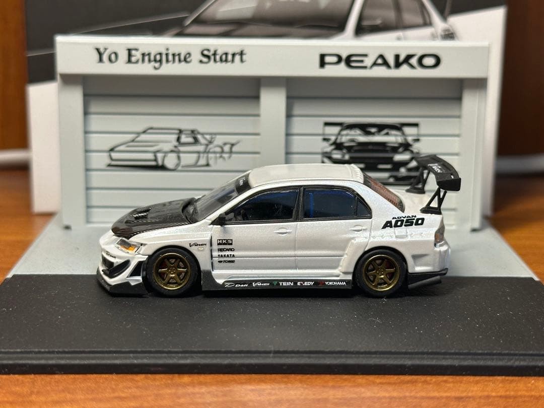 Yes Peako 1/64 Mitsubishi Lancer Evolution Ix Varis White
