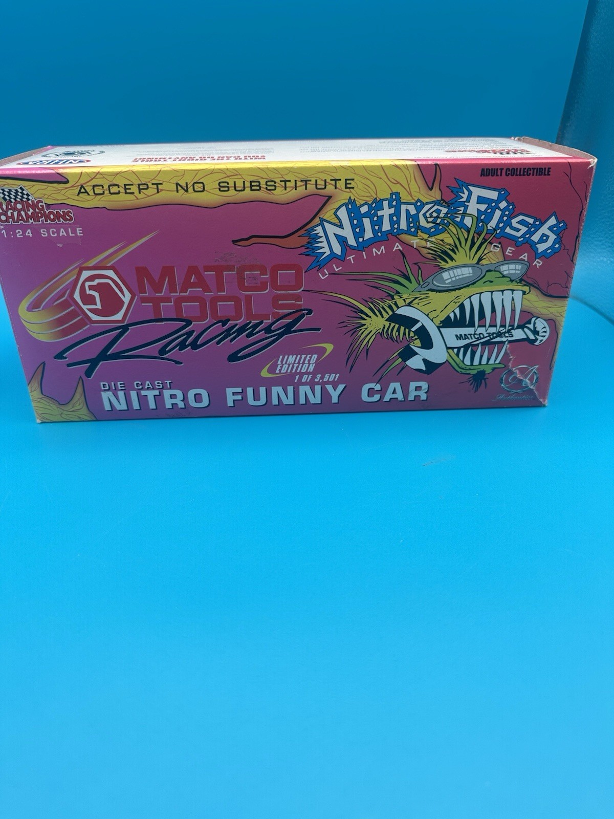 2000 Racing Champions Diecast 1/24 Scale Matco Tools Nitro Fish Funny Car New!
