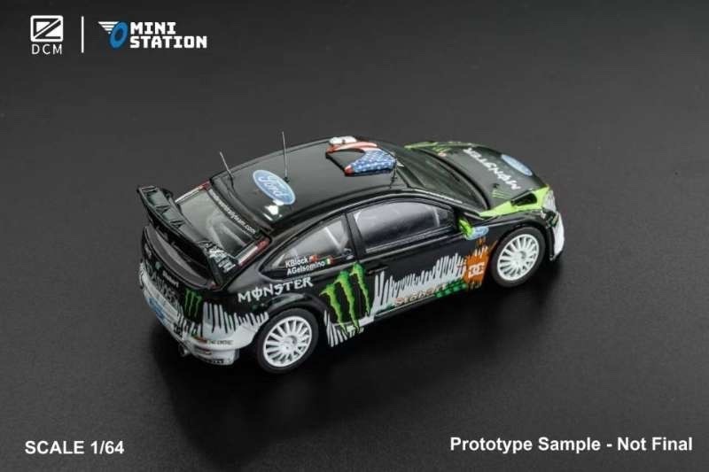 DCM MiniStation 1/64 Ford Focus ST Monster Energy Ken Block #43