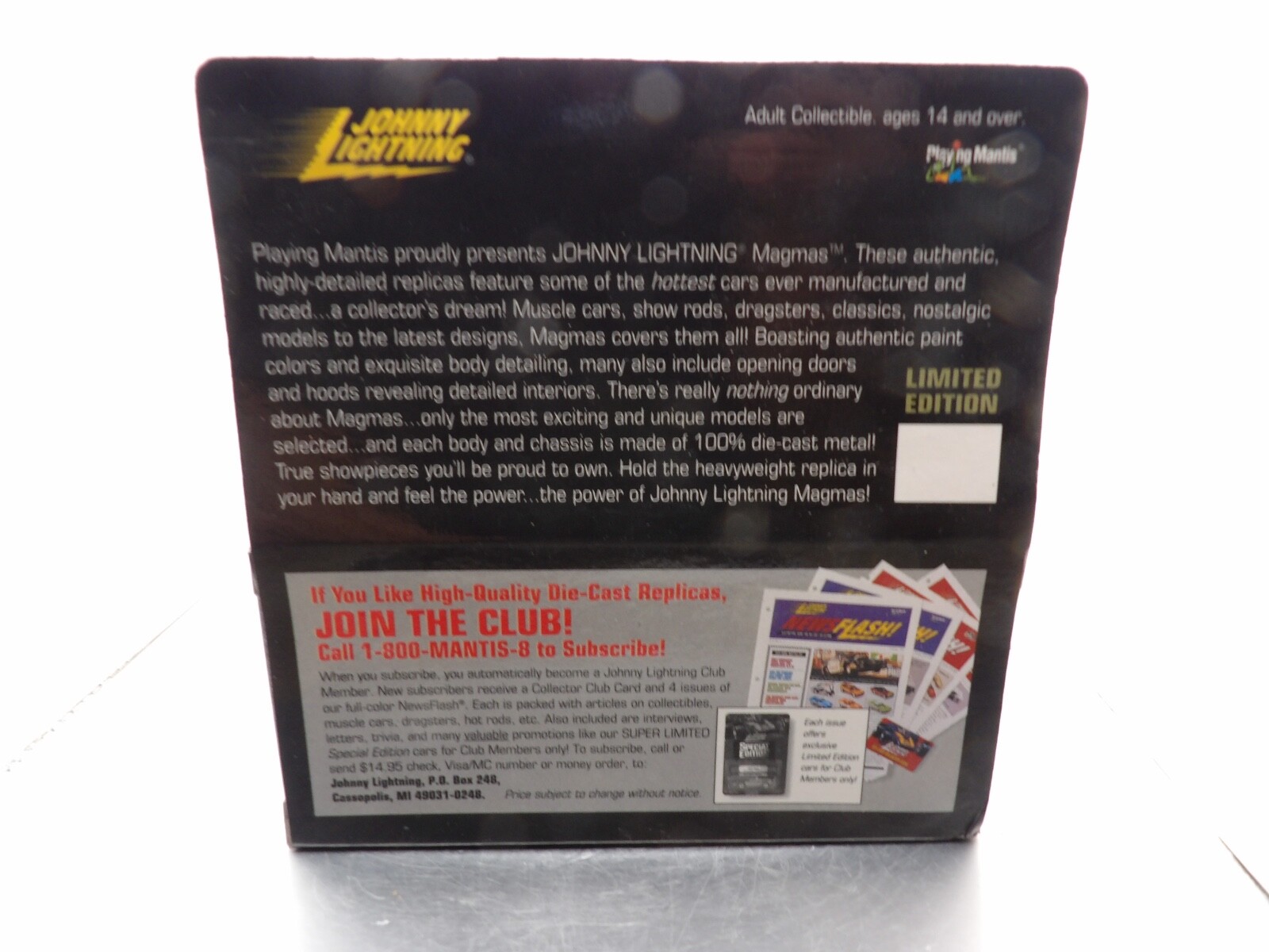 THE MUNSTERS DRAG-U-LA 1996 JOHNNY LIGHTNING MAGMAS 1:43 DIE-CAST