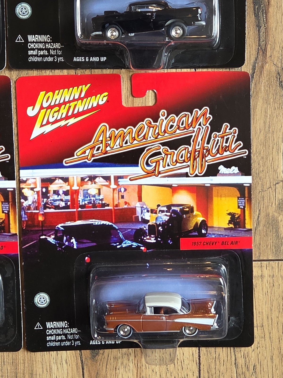 4 Johnny Lightning American Graffiti Chevy Impala, Custom Chevy, Nomad, Bel Air
