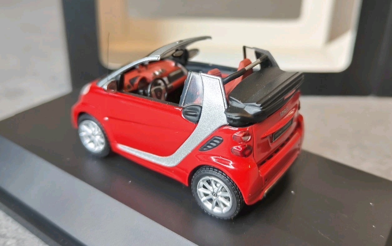 Spark Minimax Smart Fortwo Cabriolet red 1:43
