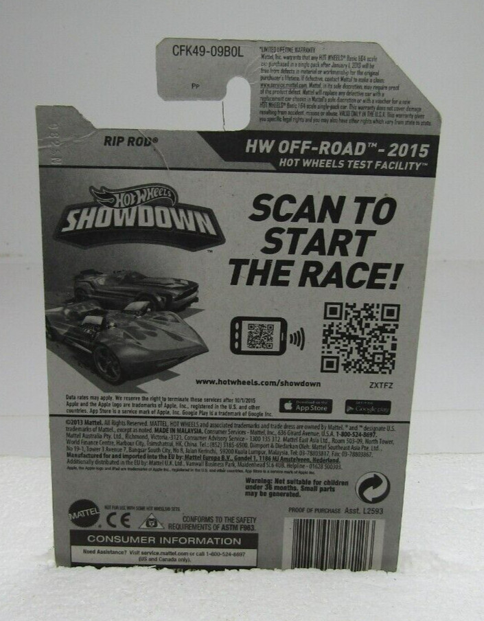 Hot Wheels 2014 Rip Rod #96/250