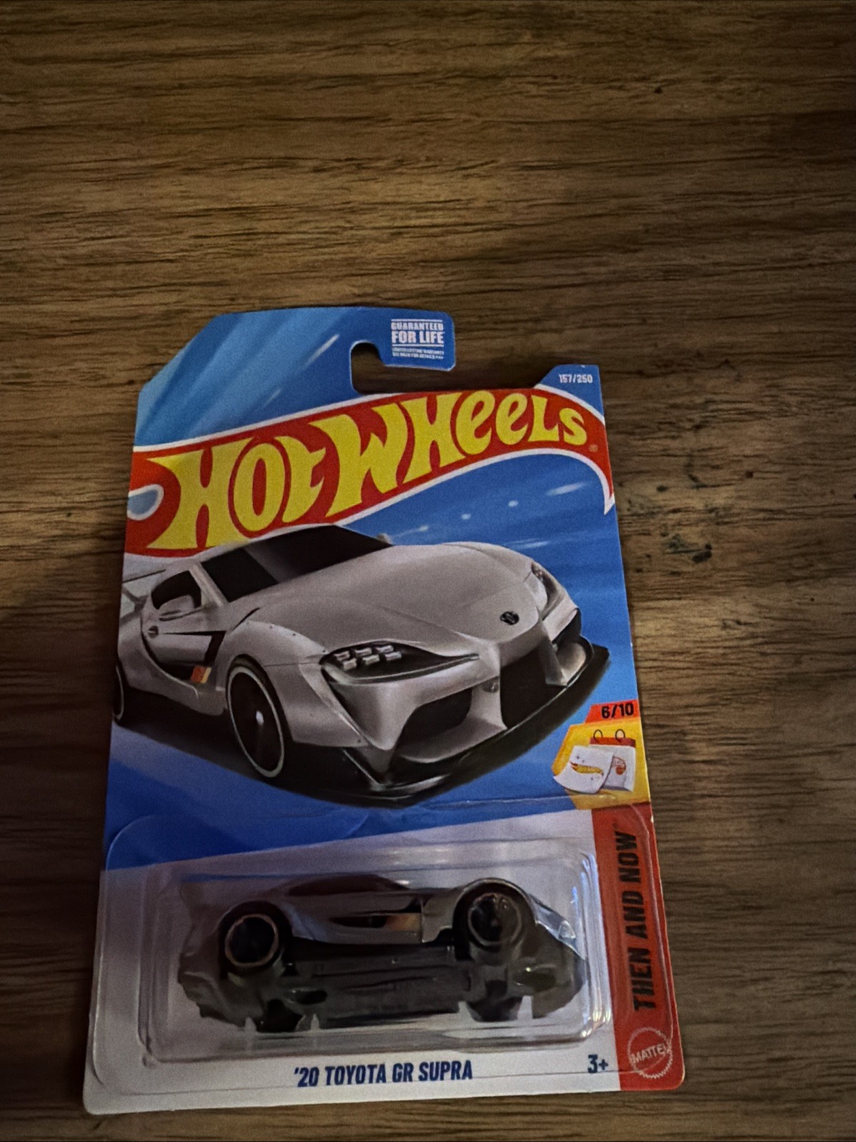 Hot Wheels ’20 Toyota GR Supra Then and Now 1:64 Diecast Silver/Black Unopened